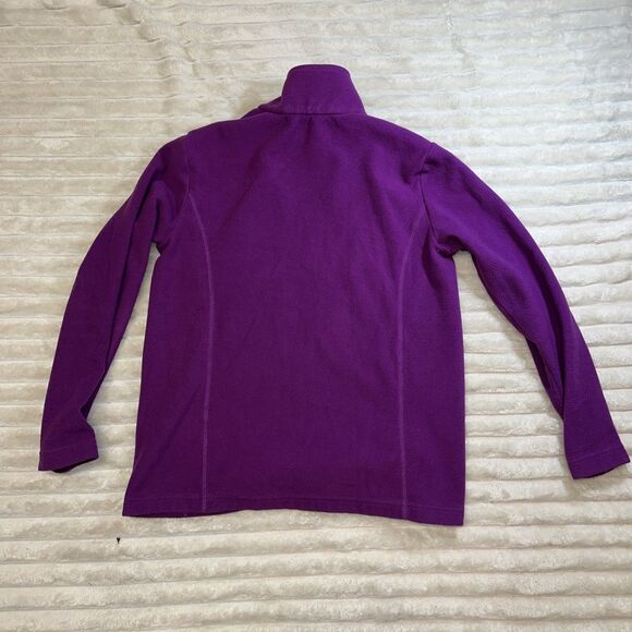 Lands End Womens Purple Fleece Long Sleeve Size XS - Picture 7 of 7